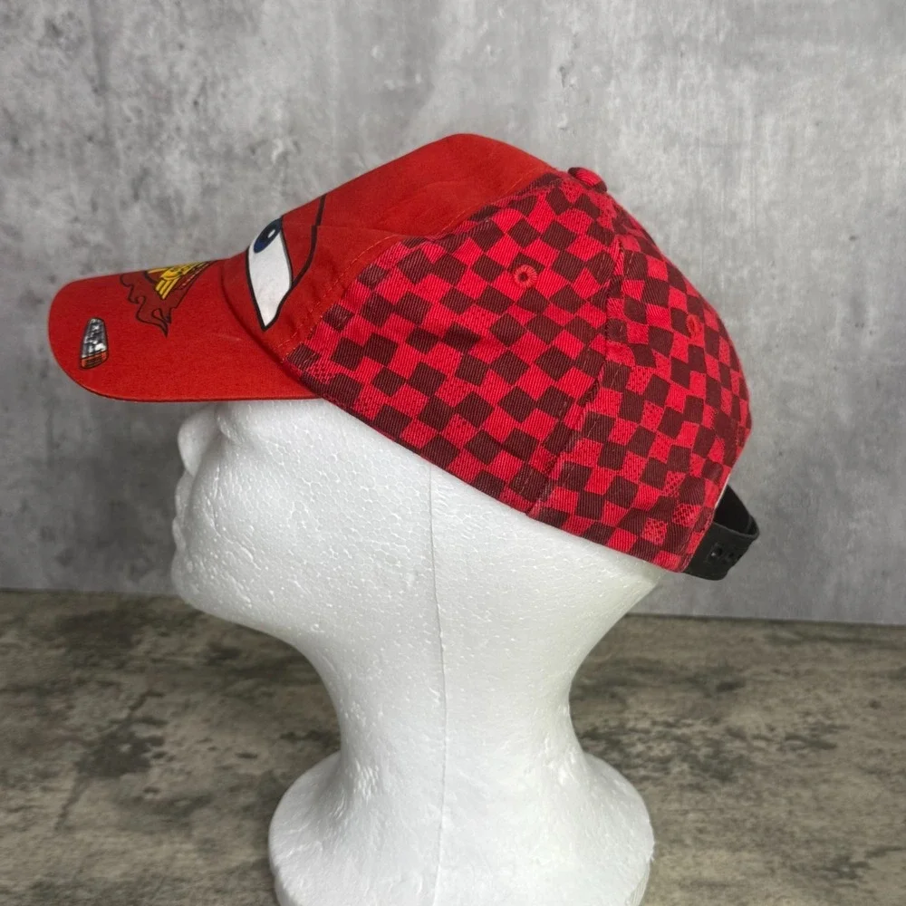 Disney Pixar Cars Lightning McQueen Hat Toddler Snapback Rusteze 95 Red Cap